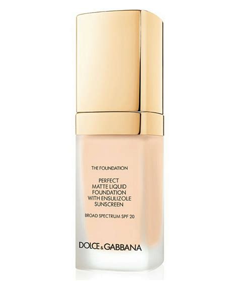 dolce gabbana perfect matte foundation|Dolce&Gabbana Perfect Matte Liquid Foundation SPF20.